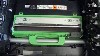 How to replace the waste toner box Brother MFC 3700 [upl. by Iroak]