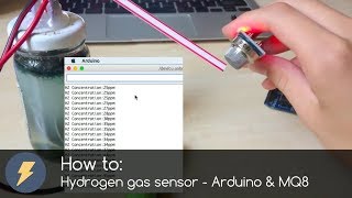 How to make hydrogen gas sensor  Arduino and MQ8 [upl. by Sharp]