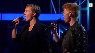 Når Himmelen Faller Ned  Audun Rensel amp Pål Rake  The Voice Norge  Norway 2013  Det snør HD [upl. by Castara]